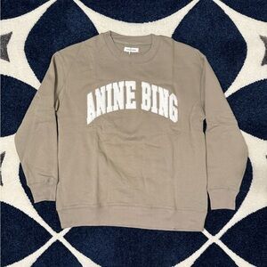 Anine Bing Bean Paste Ash Sweatshirt Women’s Size Medium